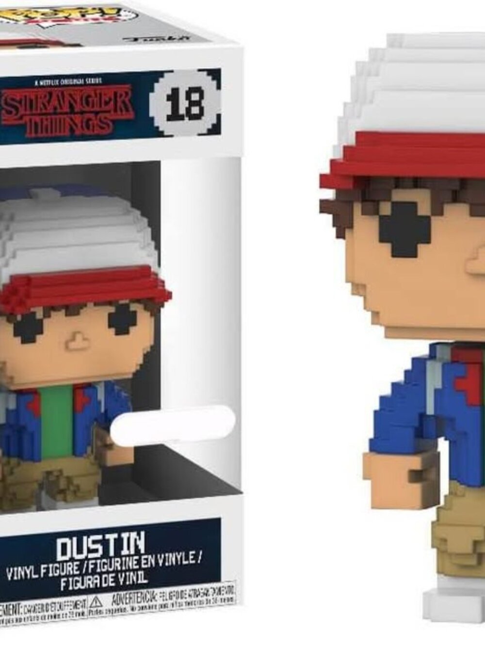 BNIB Funko 8-Bit POP! Stranger Things Dustin #18